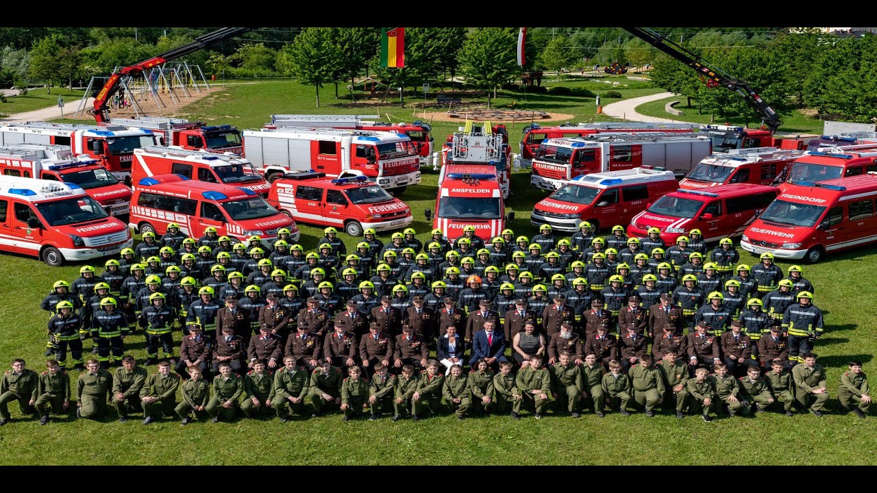 1. Fahrzeugkonvoi der Feuerwehren der Stadt Ansfelden | Florianifeier 2022