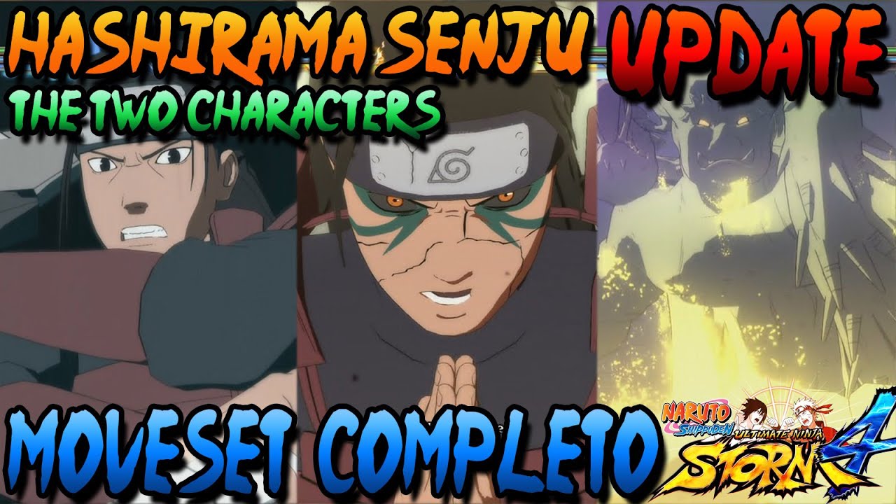 [DLC UPDATE] Naruto Storm 4: Alive + Edo Tensei Hashirama Senju (Shodai Hokage) Moveset Completo