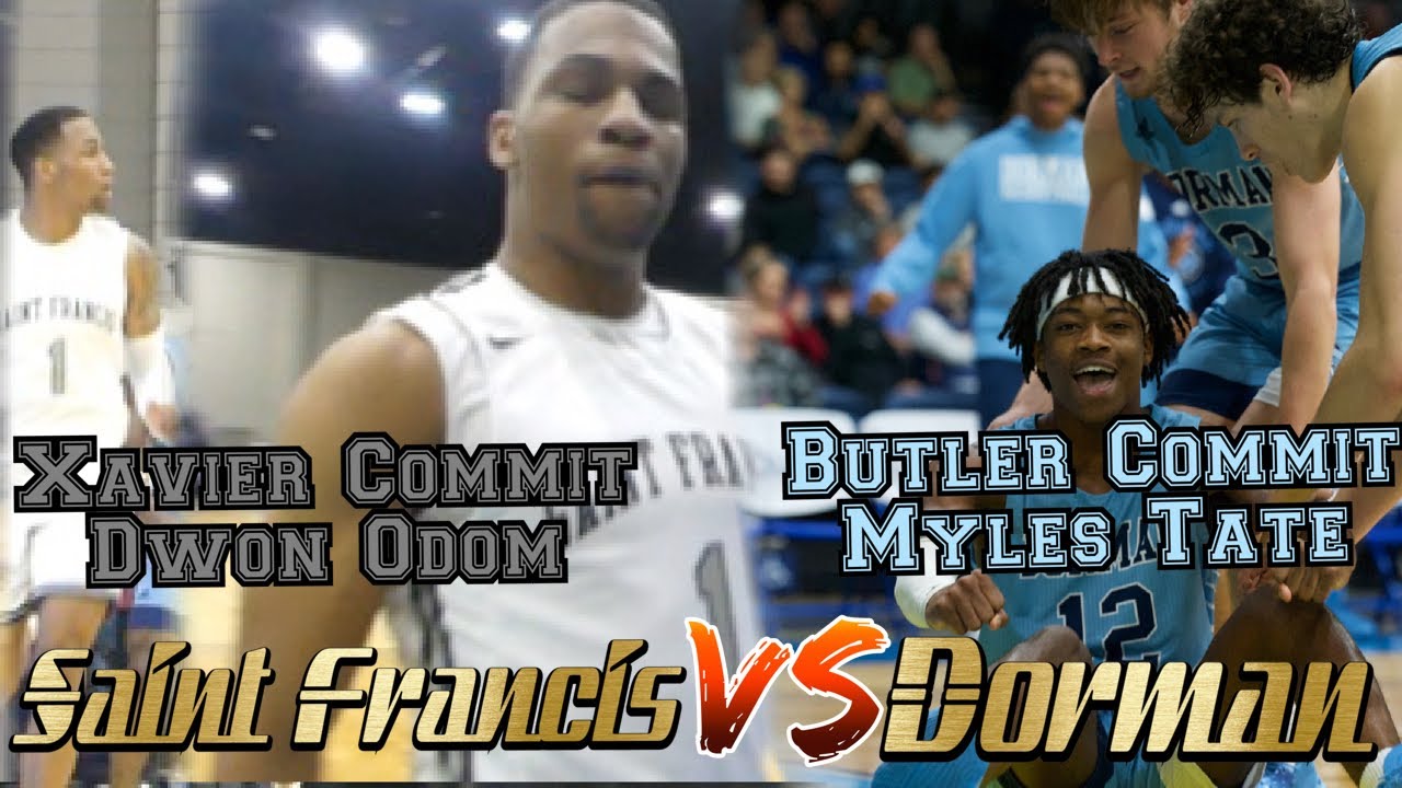 Xavier Dwon Odom goes up against Butler Myles Tate! | Dorman Cavaliers vs Saint Francis Knights