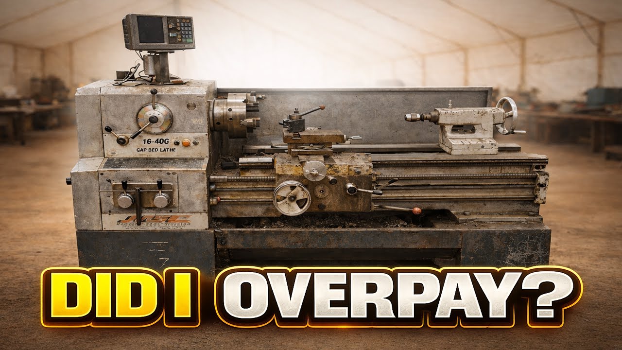 I Bought This Lathe Unseen at Auction — Did I Overpay?