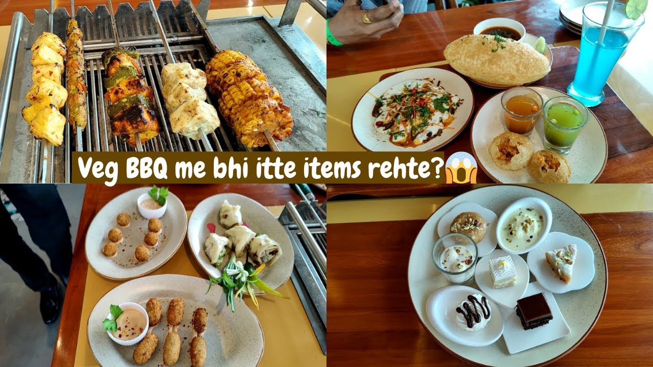 The First Veg BBQ Restaurant of Hyderabad || Signature Grills, Thrill City, Necklace Road