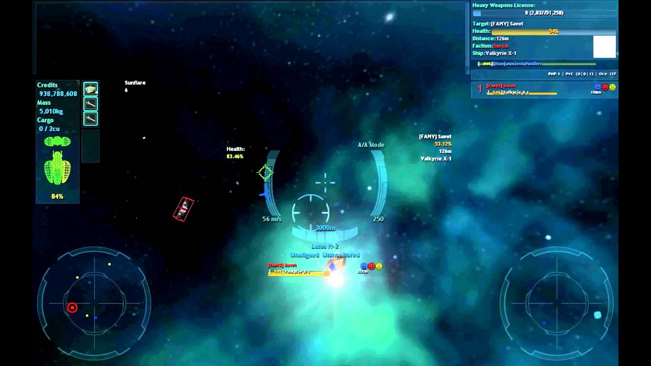 [FAMY] Savet vs [Itan] Ancient Panther -- Vendetta Online PvP