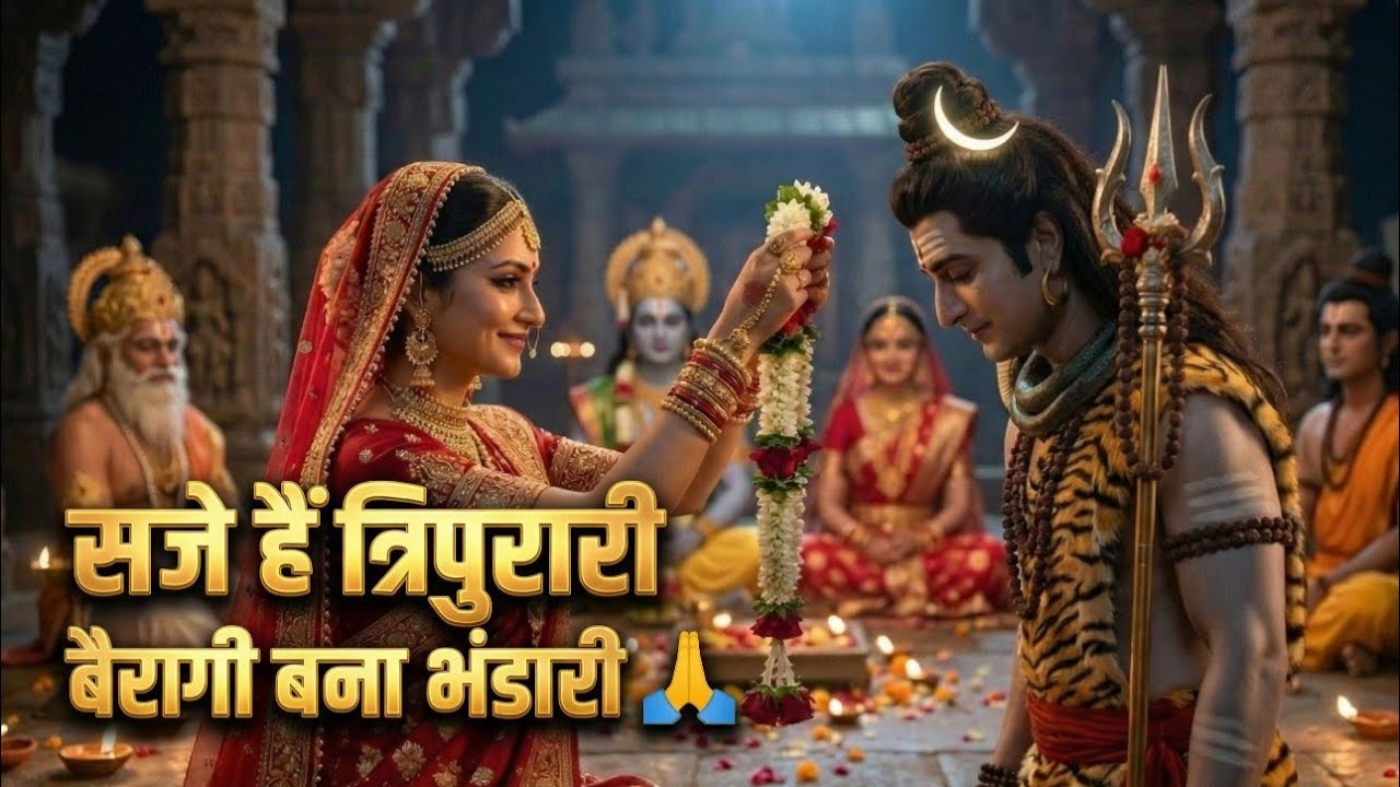 सजे हैं त्रिपुरारी 🔱 Mahashivratri 2026 Bhajan | शिव विवाह स्पेशल | Har Har Mahadev