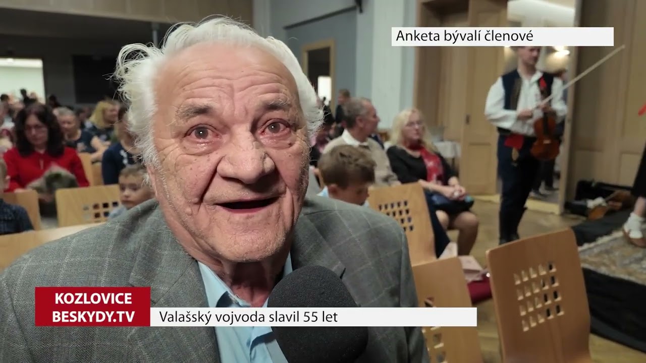 Kozlovice ► Valašský vojvoda slavil 55 let │ #Beskydy TV │ @BeskydskaTelevize
