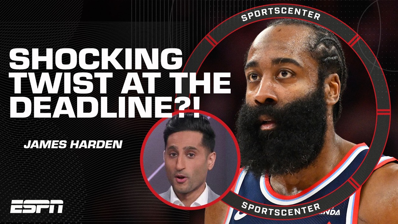 Shams is SURPRISED! James Harden looking to LEAVE the LA Clippers...for the Cavs? 👀 | SportsCenter