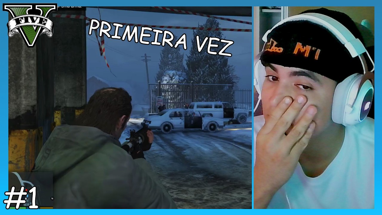 ELE TA JOGANDO GTA V PELA PRIMEIRA VEZ (Parte 1)