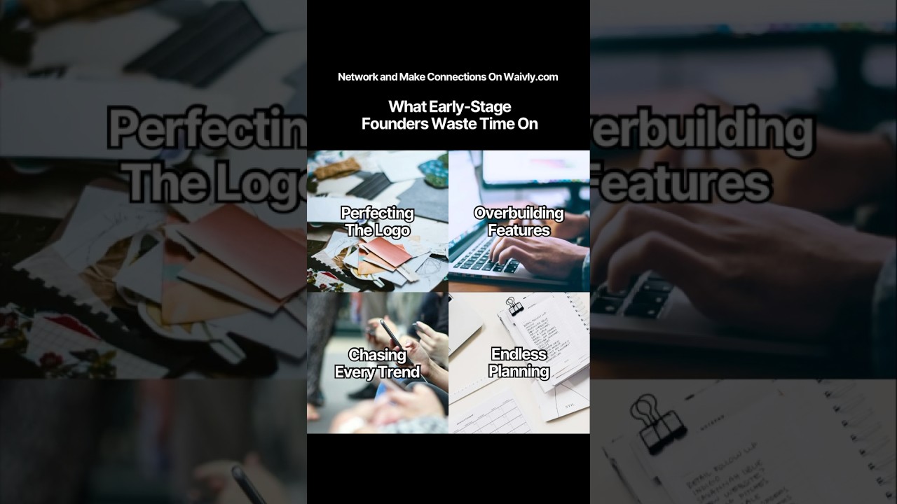 Time sinks early founders fall into ⏳ #founder #entrepreneur #startup