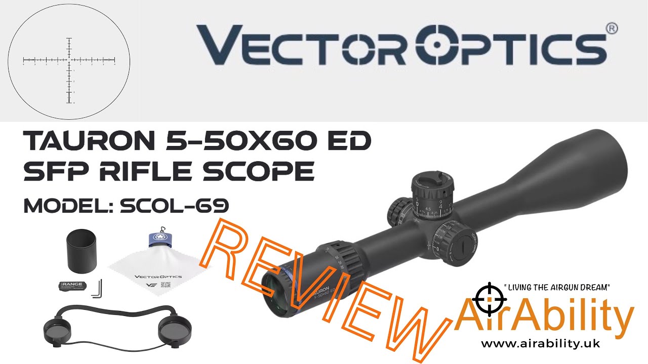 123. ОБЗОР! Оптический прицел VECTOR OPTICS Tauron 5-50x60 ED SFP для винтовки. Модель: SCOL-69