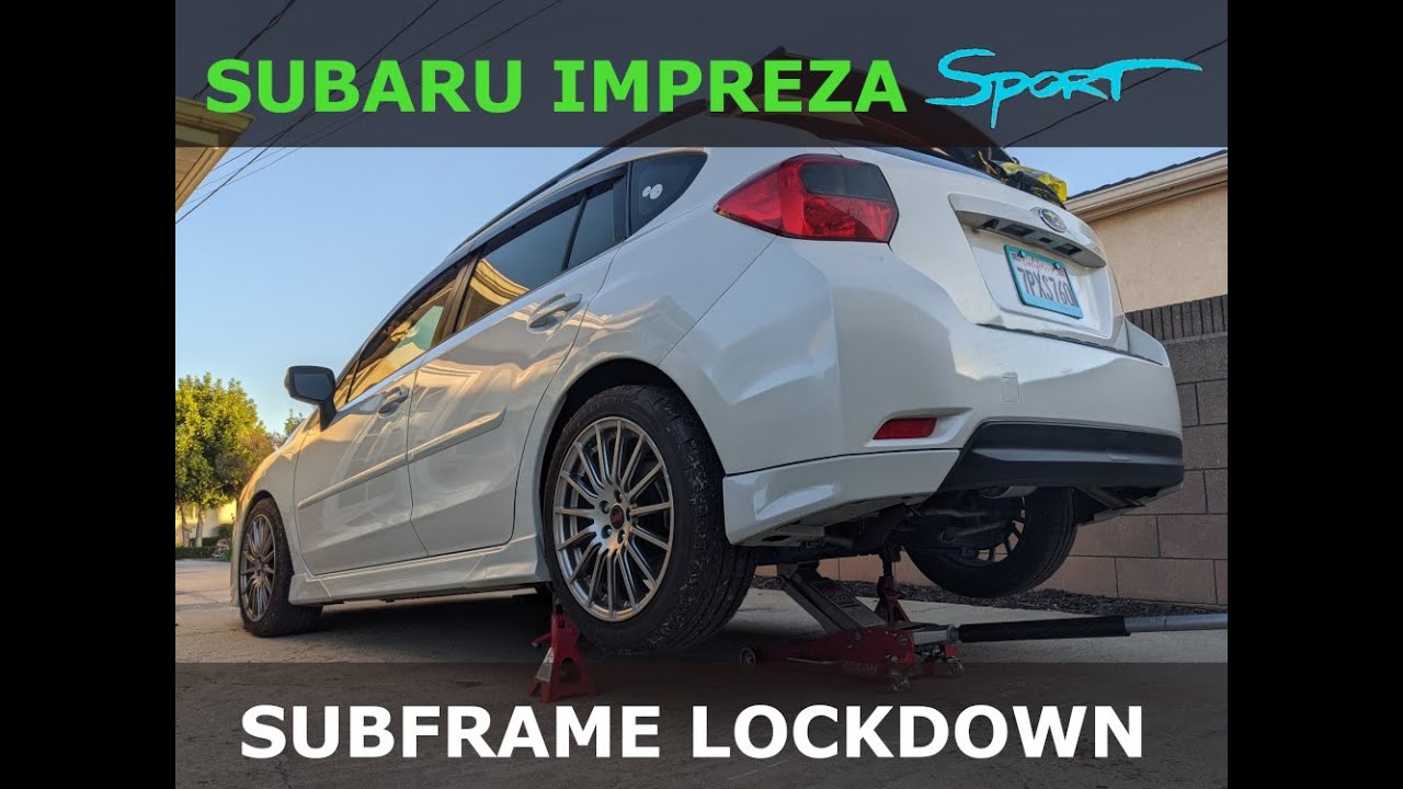 Subaru - Subframe Bushing Inserts (more torque guaranteed!)