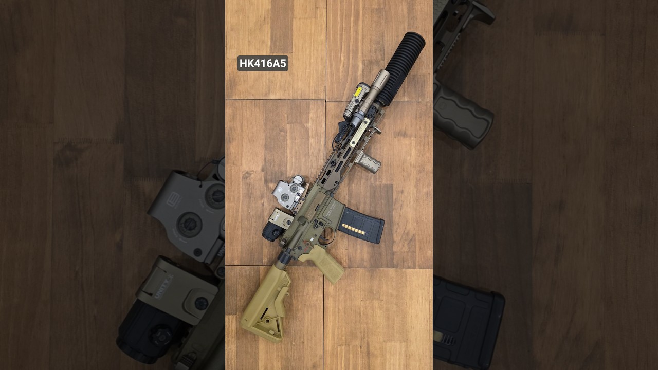 HK416A5 with Manta cover #airsoft