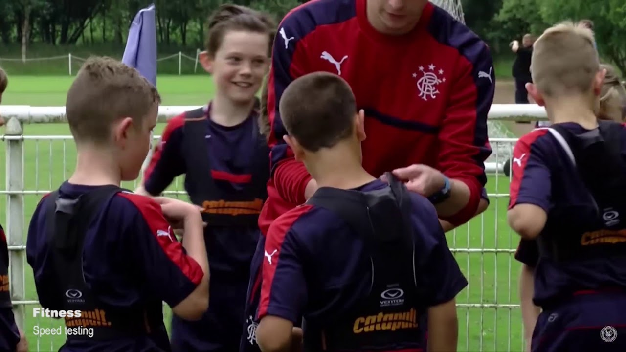 Glasgow Rangers u12 training session snapshot