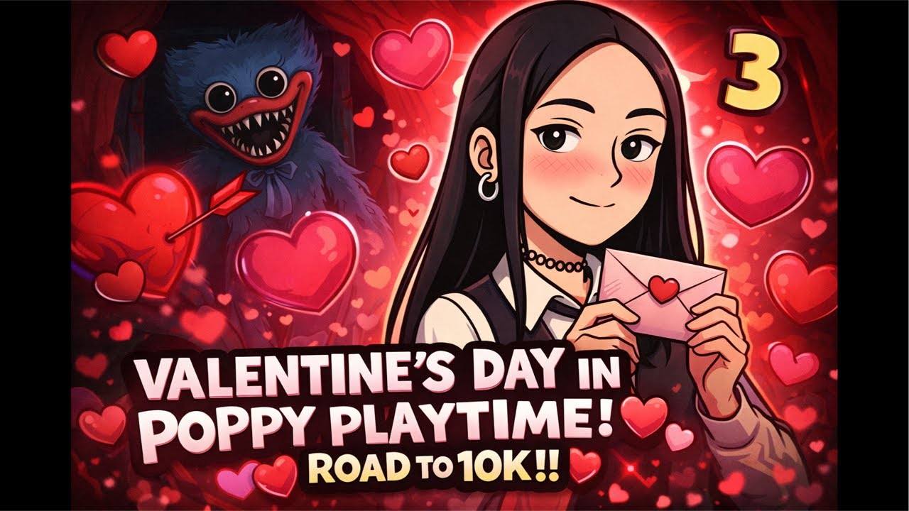 Survive Poppy Playtime Chapter 3… or Reveal My Crush at 10K 😭💔