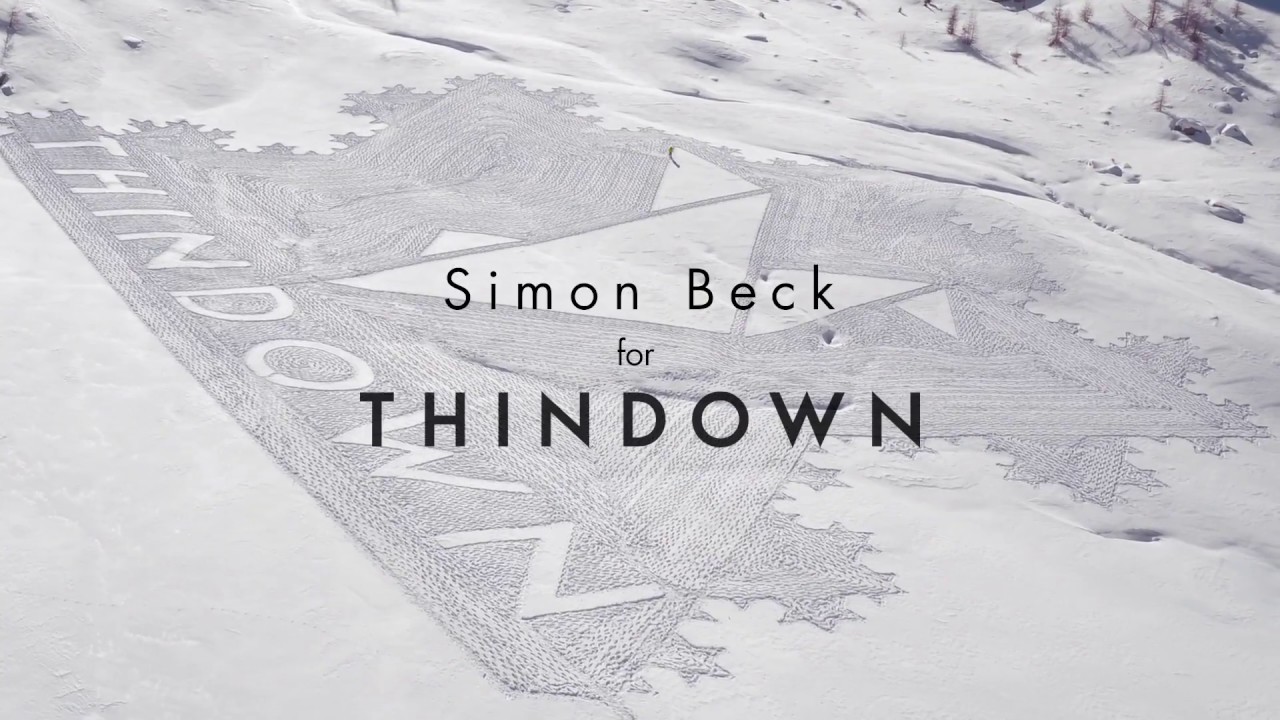 Thindown Simon Beck Snow art - 15