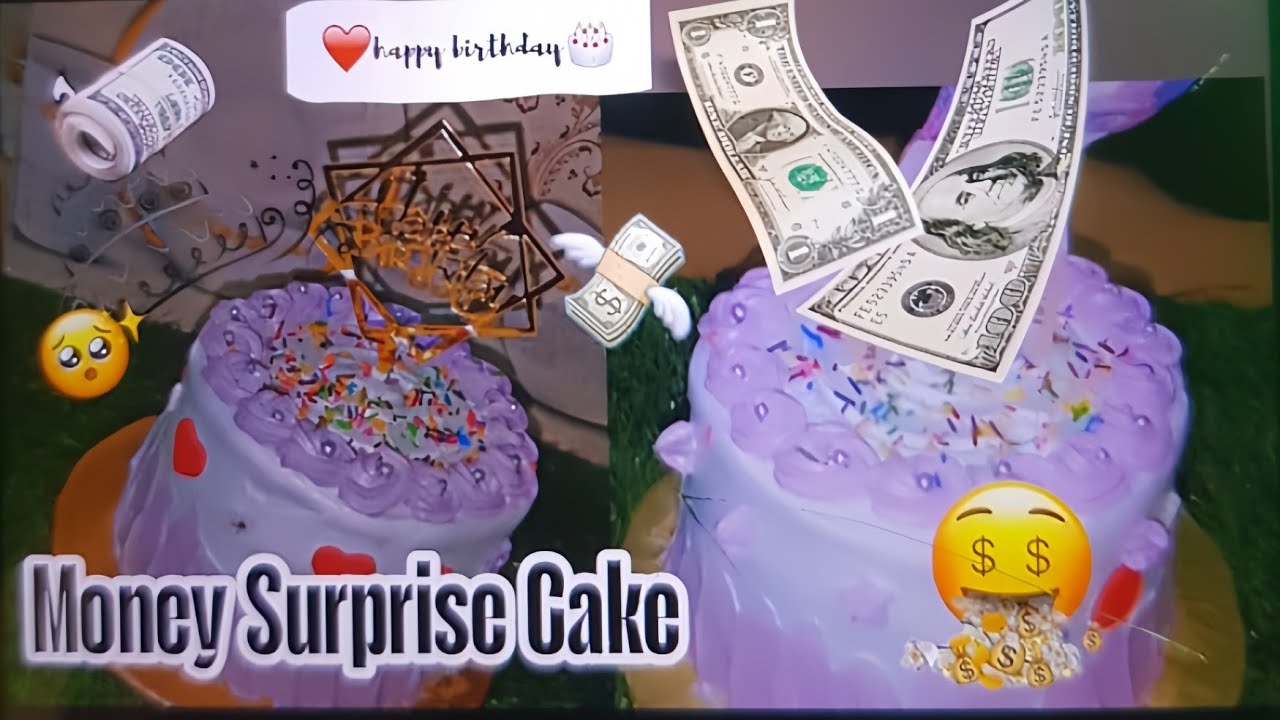 How To Make Money Surprised Cake | Money Cake Banane ka Tarika