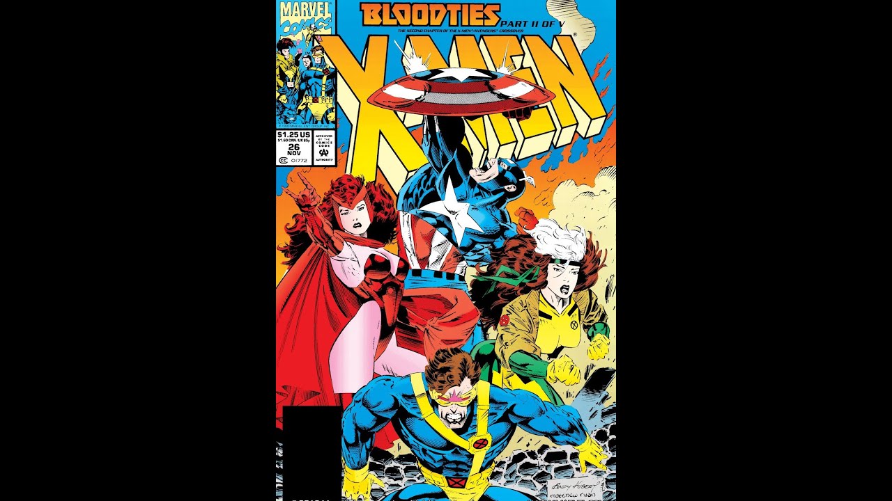 X-Men/Avengers Bloodties! X-Men #26, by Andy Kubert & Fabian Nicieza, Marvel Comics, 1993