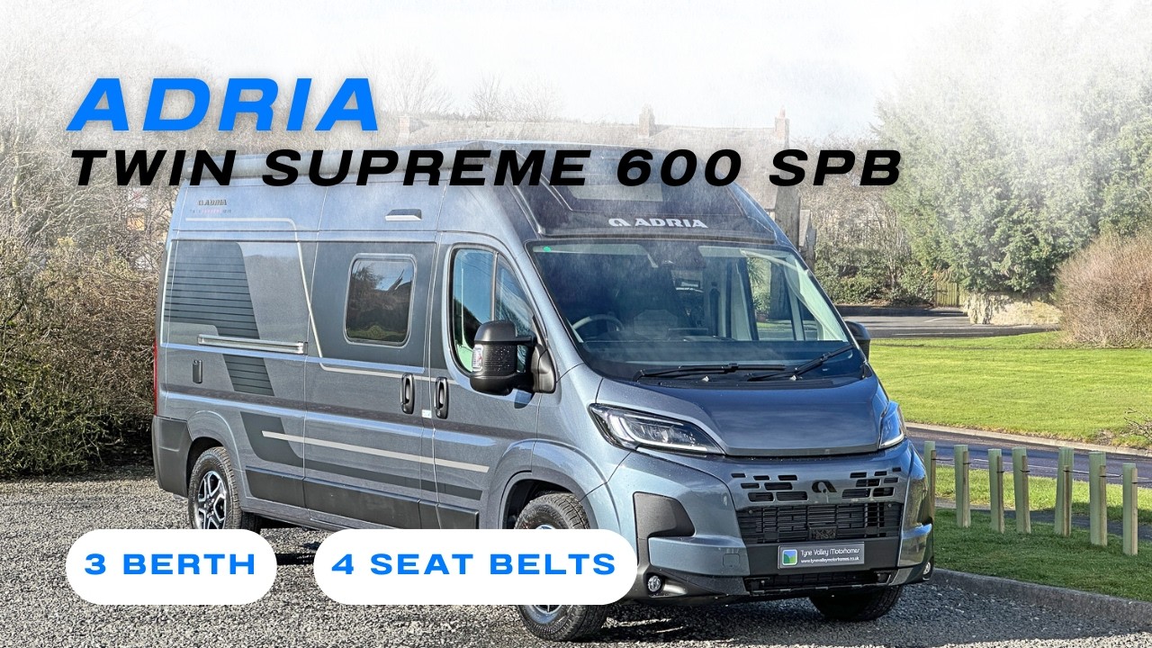 Stunning Bran New 3 Berth Adria Campervan | 2026 Adria Twin Supreme 600 SPB