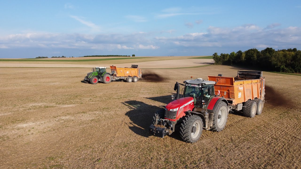 Epandage de compost / Fendt / Massey Ferguson / SARL MDM