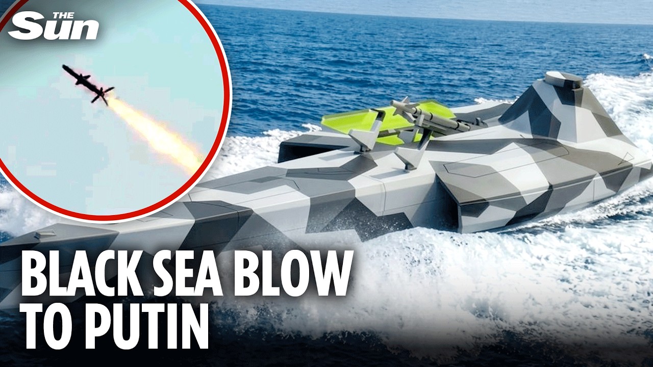 New high-speed sea drone to hunt & shoot down Russian warplanes unveiled by Ukraine defence firm