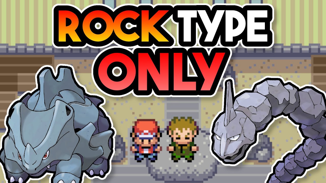 Can I Beat Pokemon Fire Red with ONLY Rock Types?