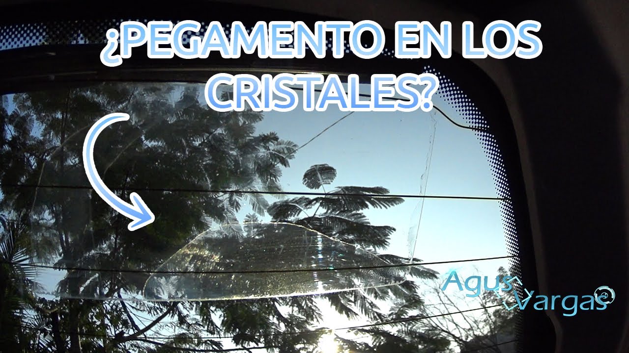 REMOVER PEGAMENTO DE STICKERS O RESTOS DE POLARIZADO DE LOS CRISTALES DEL AUTO