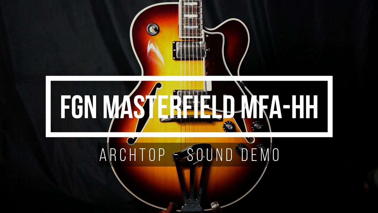 [No Talking] FGN Masterfield MFA-HH Jazz Burst - Sound Demo by Tobie Holland