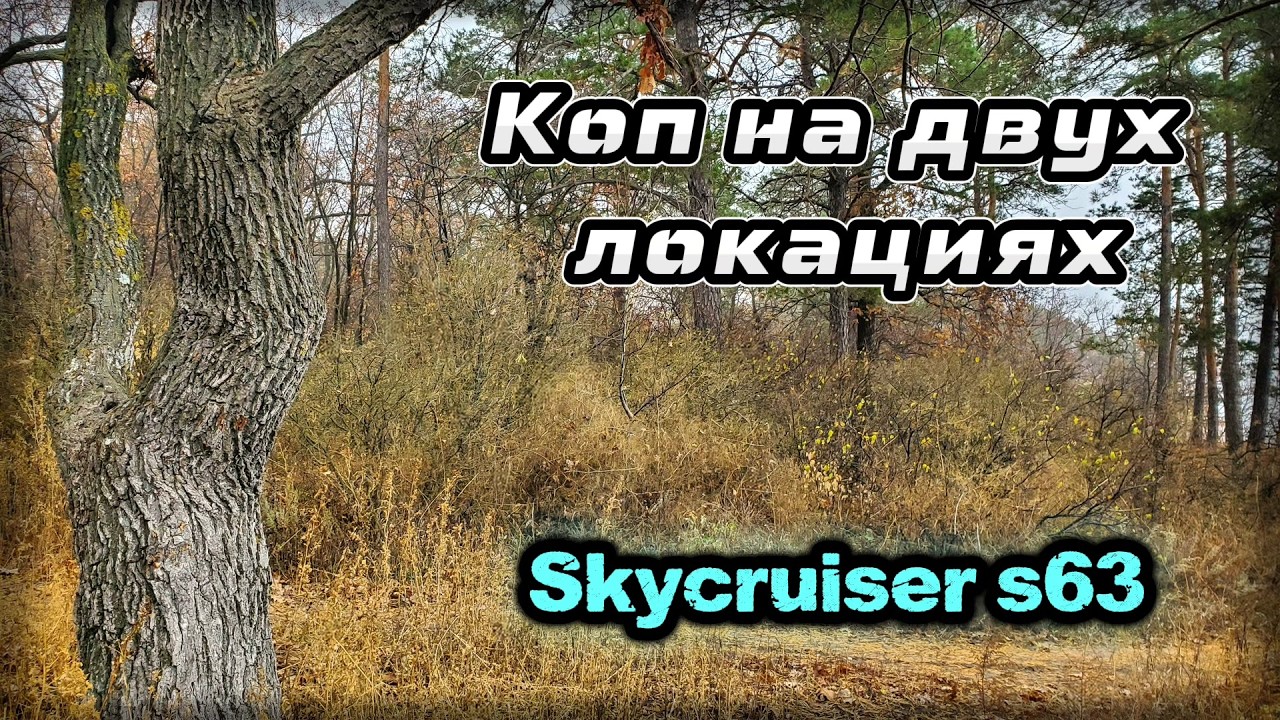 Фольга скрывала монету. Копаю с металлоискателем skycruiser s63.