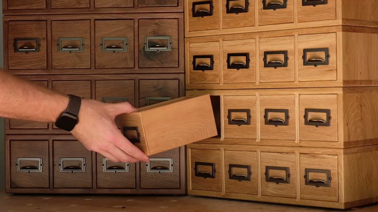 Изготовление модульного аптекарского сундука — The Apothecary Furniture Co.