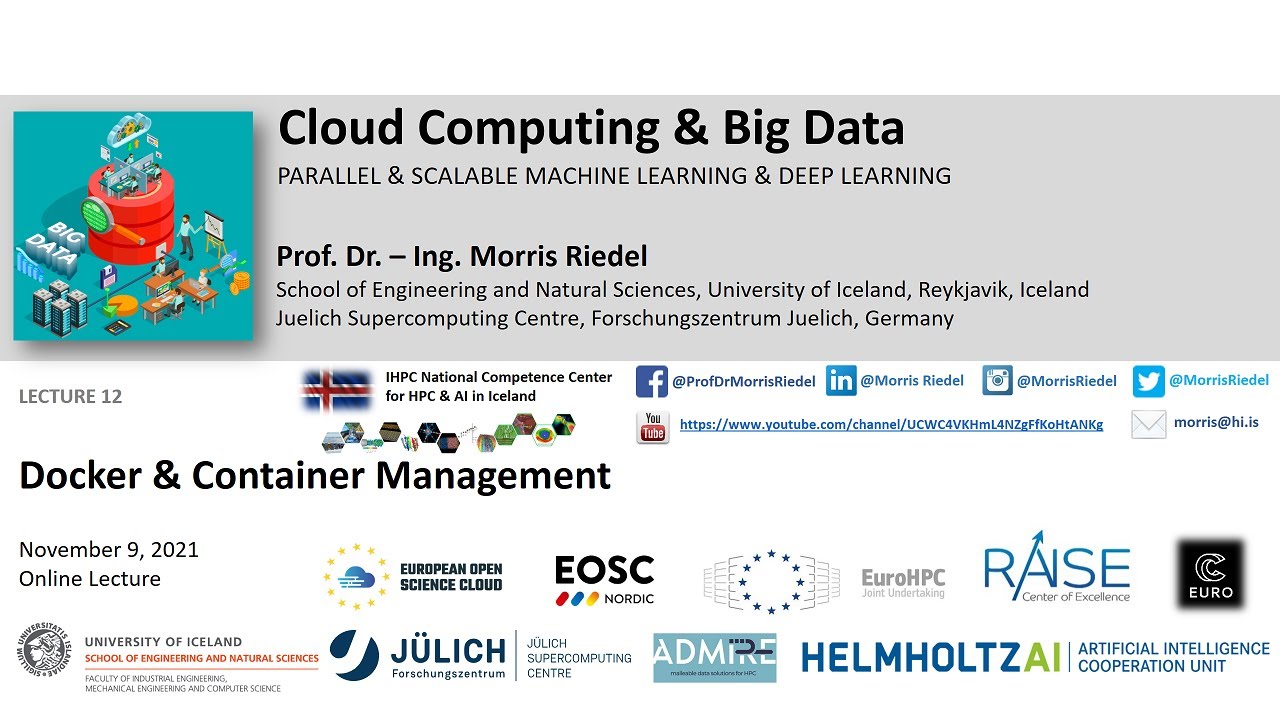 2021 Cloud Computing and Big Data Lecture 12 Docker and Container Management Part1 💻