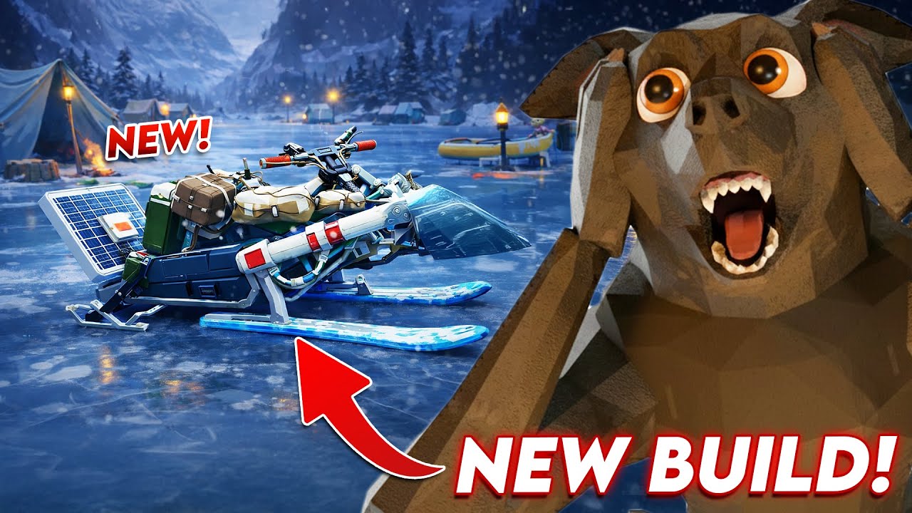 I Built a SNOWMOBILE in Animal Company