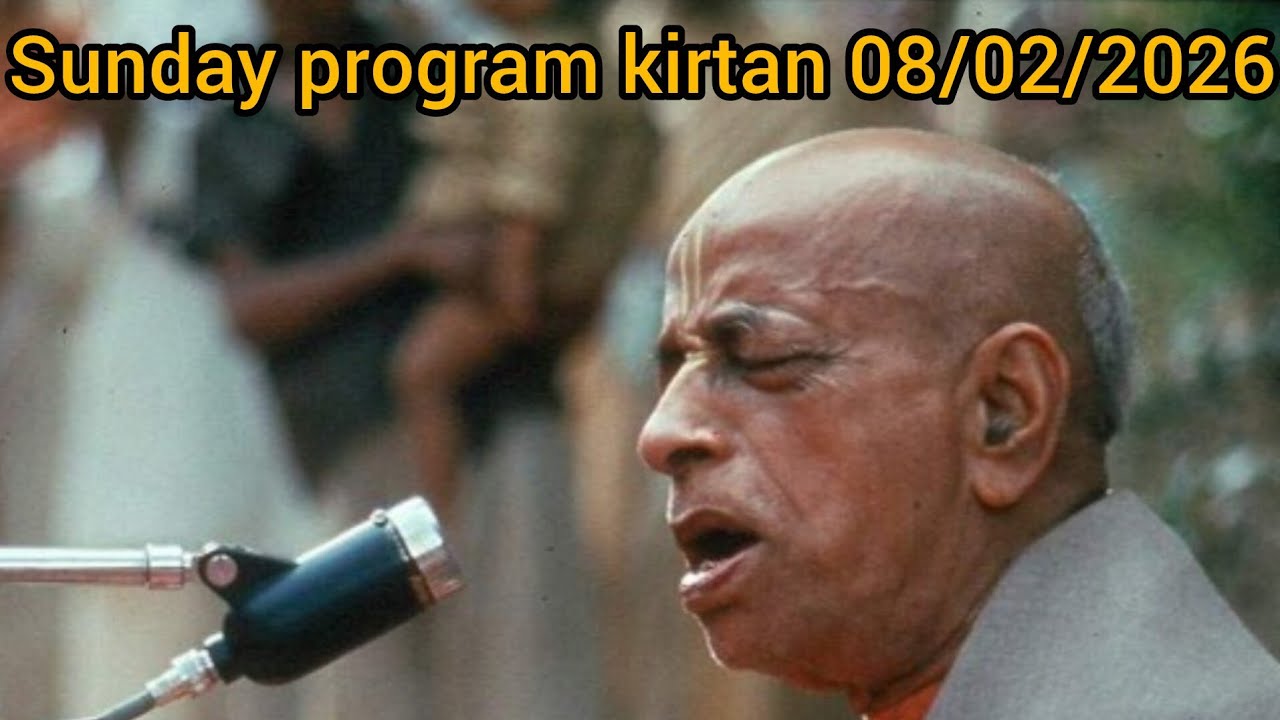 💫Sunday program kirtan 8 February 2026💫