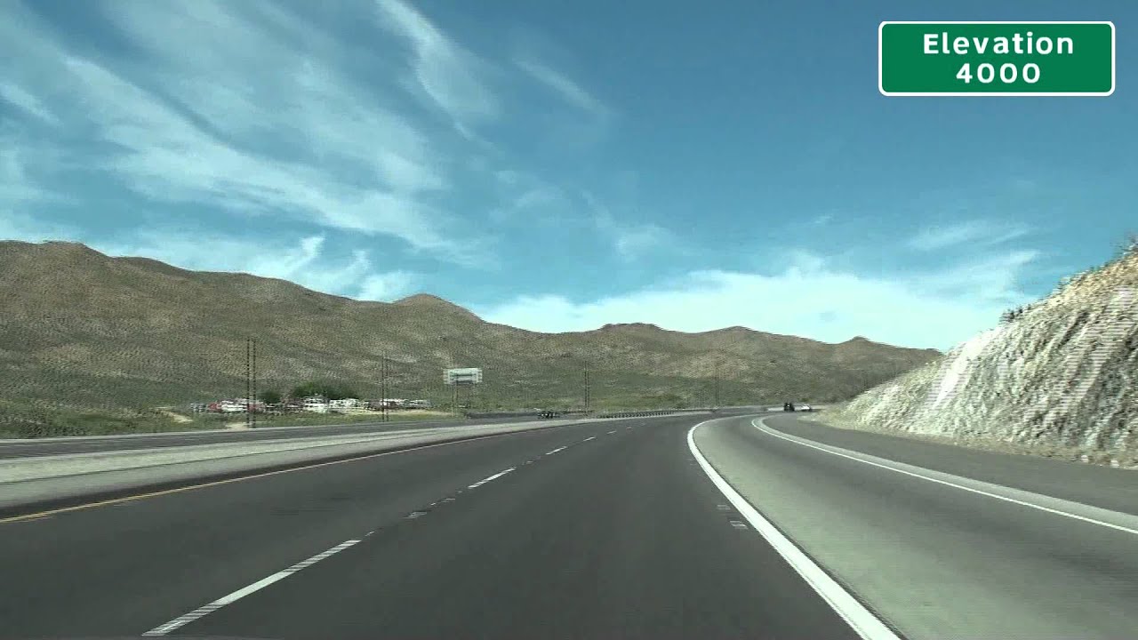 I-15 Mountain Pass, CA And The Mojave Desert National Preserve