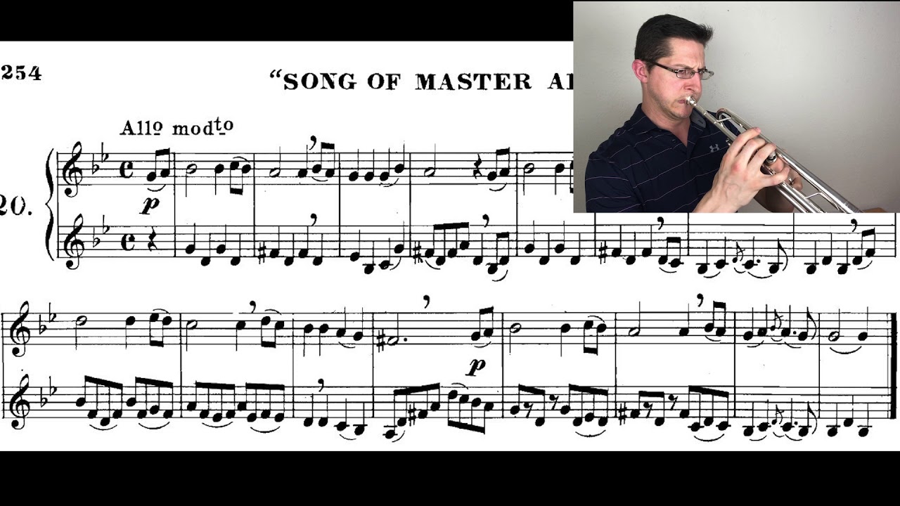 Song of Master Adam | Arban Duet | Trumpet Duets