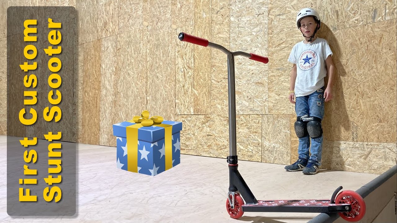 My first Custom Scooter. Aus Heiligenhaus ... Deck, Bar, Fork, Clamp, Wheels, Helm und viel Spaß :-)