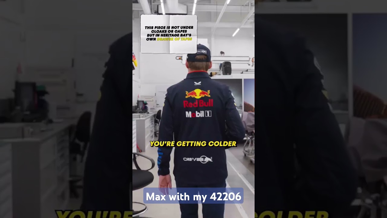 Max Verstappen finds my Lego Technic 42206 Oracle Red Bull RB20 
