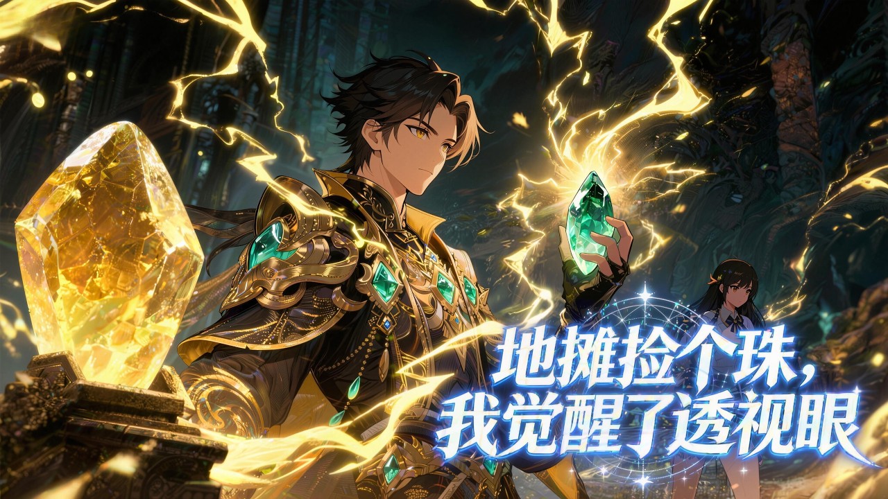 【FULL】《地攤撿個珠，我覺醒了透視眼》窮小子走投無路得透視神技，鑒物識人機遇不斷，邂逅絕美校花，從底層一路狂飆逆襲。 #二次元#原創動畫