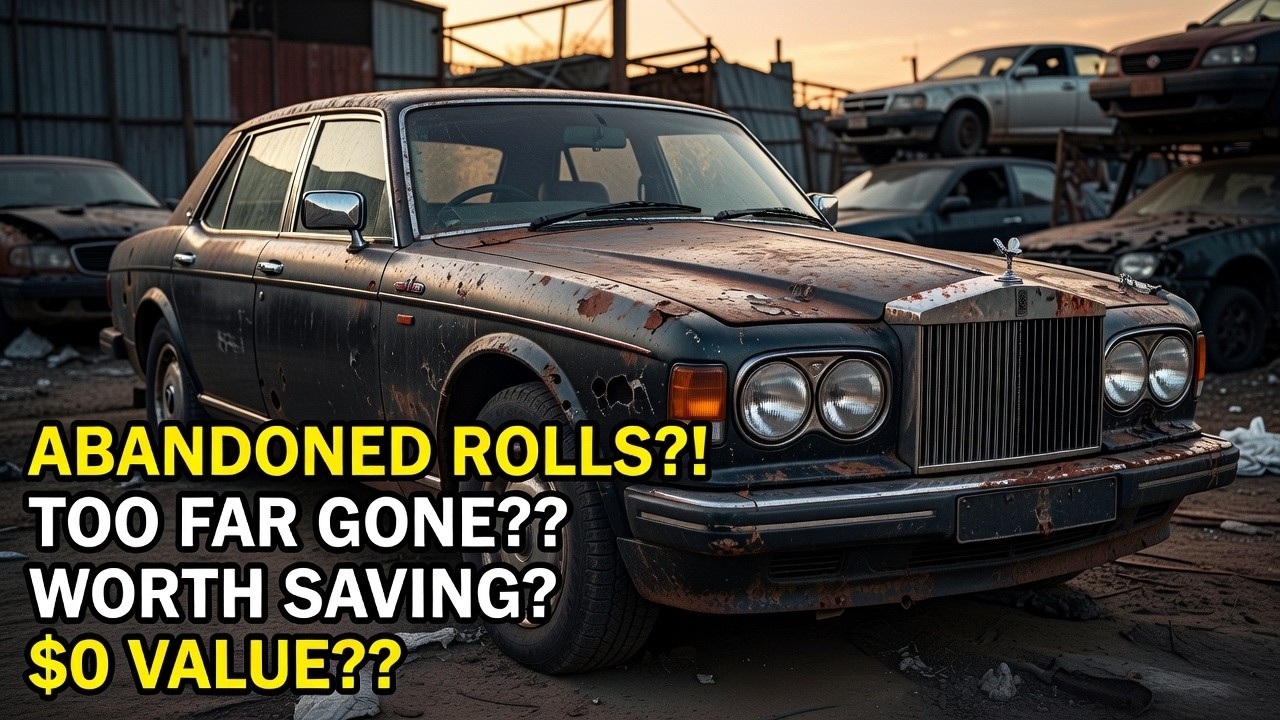 ABANDONED ROLLS?!”“TOO FAR GONE??”“WORTH SAVING?”“$0 VALUE?? #autorestoration #luxury #classic