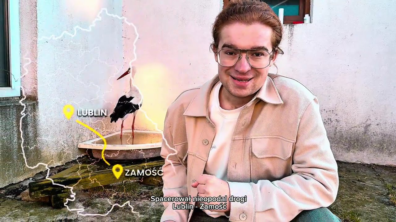 Październikowy bocian w ośrodku rehabilitacji
