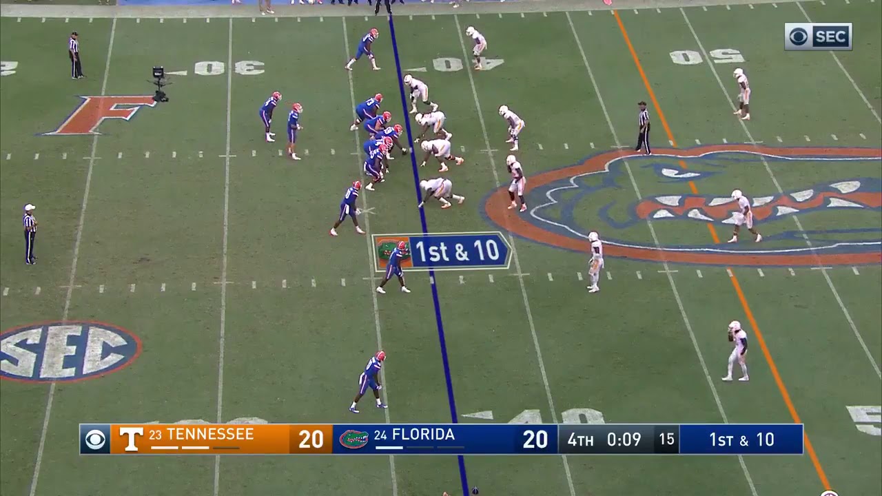Florida Gator Hail Mary Touchdown From Felipe Franks To Tyrie Cleveland vs Tennessee As Time Expires