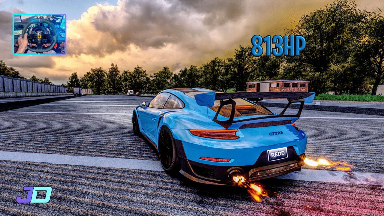 Assetto Corsa Porsche 911 GT2 RS Cutting Up POV Drive | Thrustmaster T300 RS