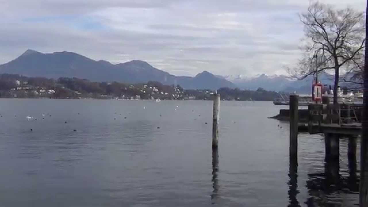 Lucerne, Switzerland on a cold November's day