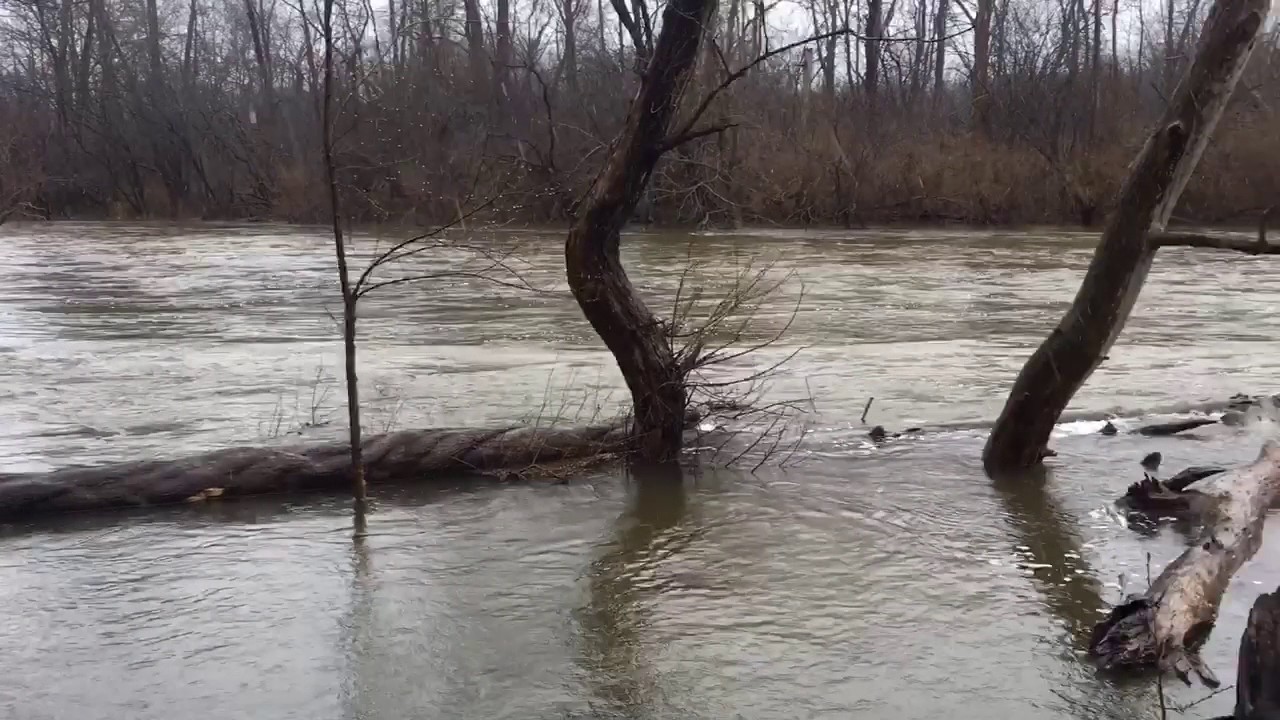 Huron River Water Levels Rise With April Storm