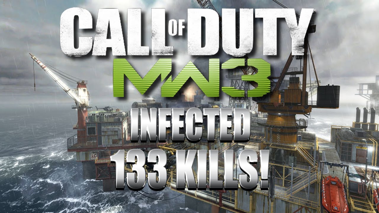133 убийства зараженных в игре Offshore Mw3 Map Pack #7