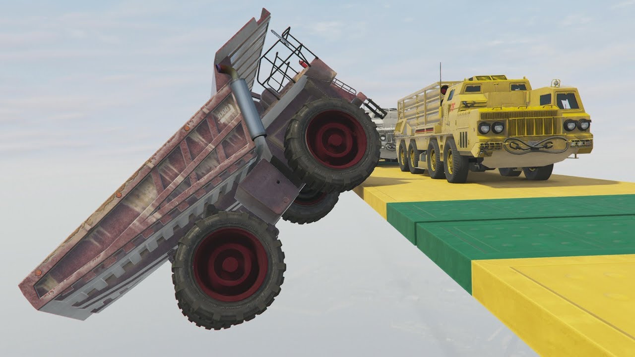 CARA A CARA VEHÍCULOS GIGANTES - GTA V ONLINE - GTA 5 ONLINE
