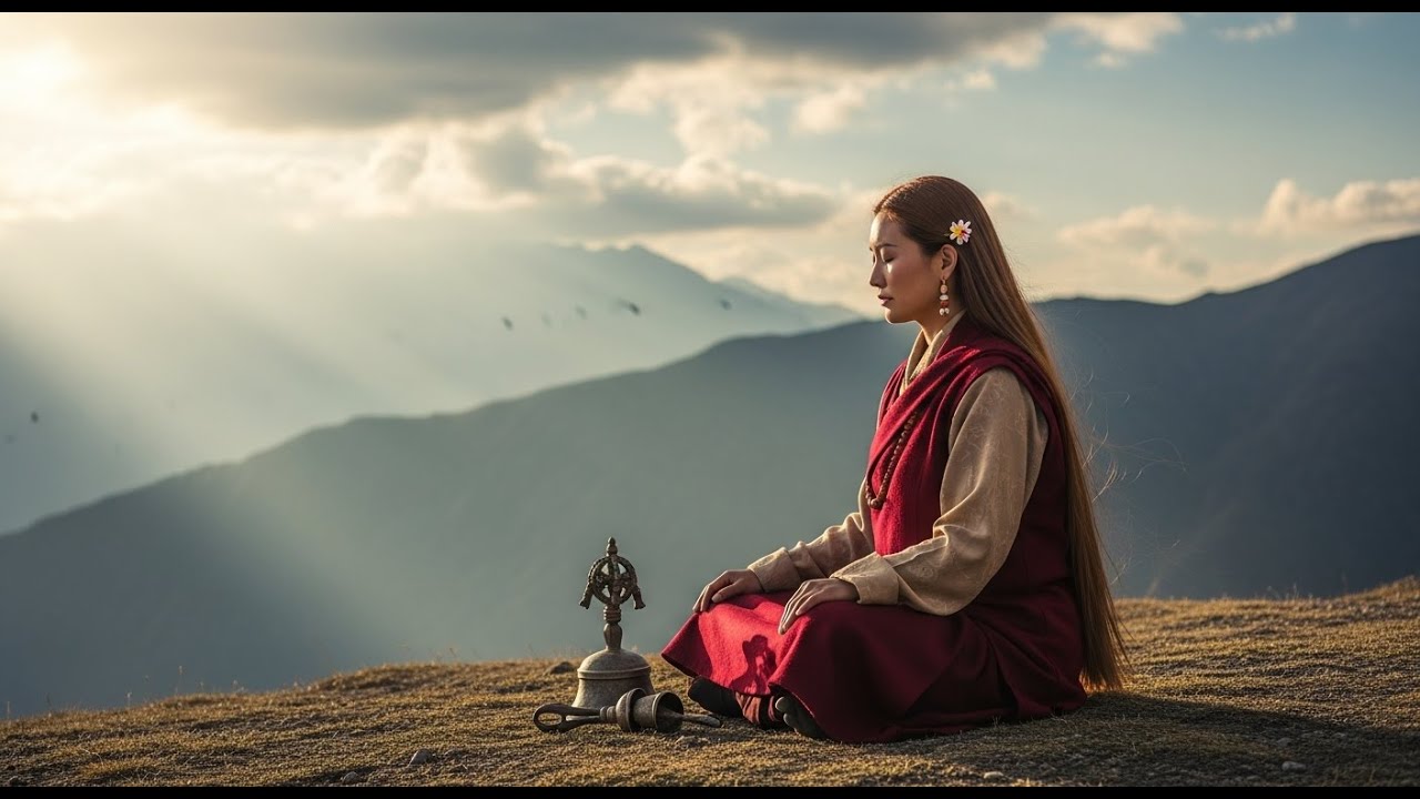 Silent Tibetan Night Meditation With Sacred Himalayan Sounds For Healing And Peaceful Sleep