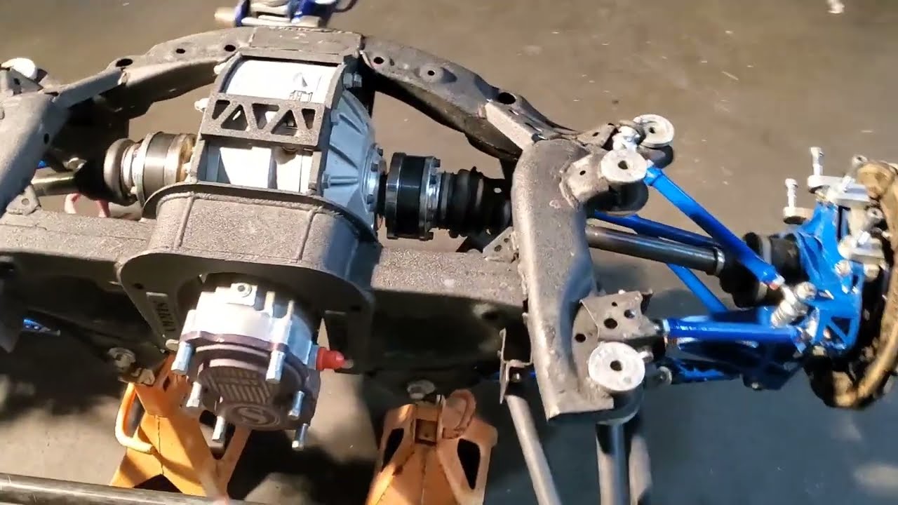 Задняя подвеска Mazda RX8 Formula Drift Tech. Подрамник Sikky, система Winters Quick Change, оси ...