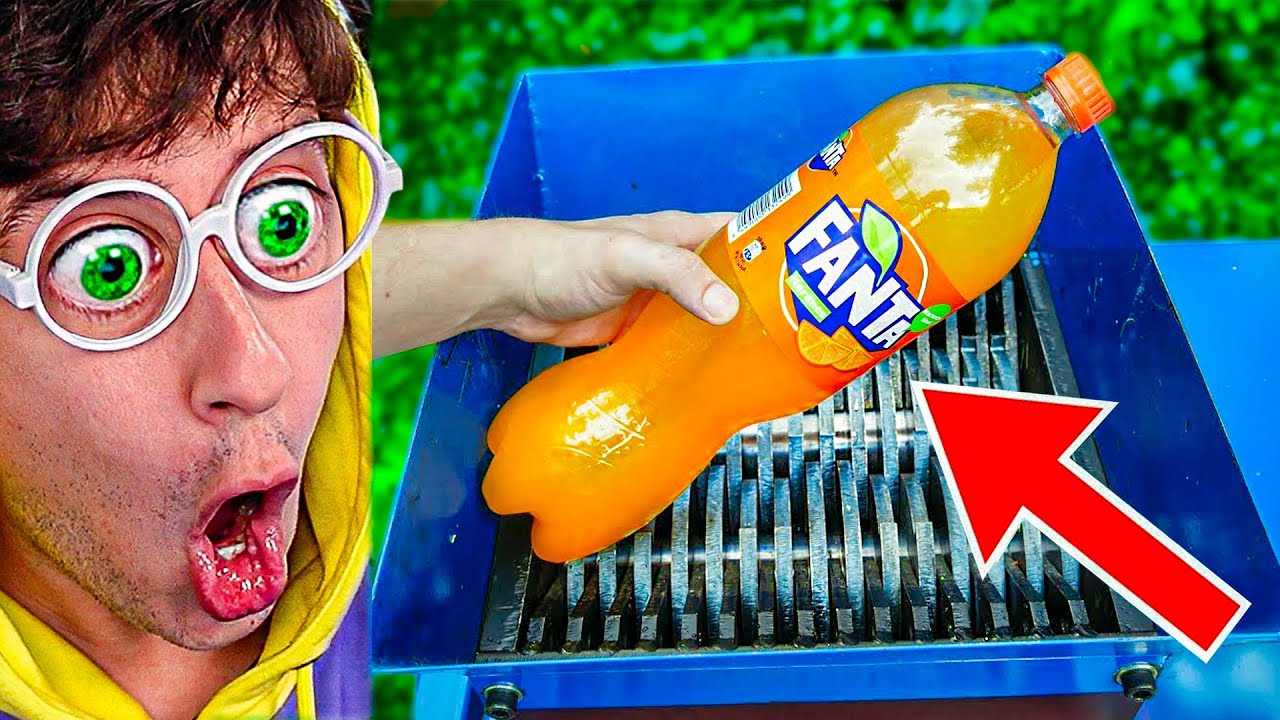 100 COSAS vs **TRITURADORA**! (Muy Satisfactorio)