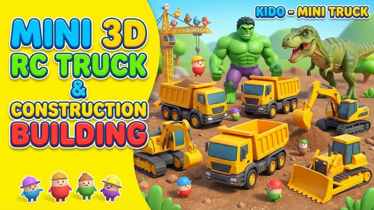 🤯 HUGE Mini RC Truck Build! 🚚 Construction Chaos! 🔥😂
