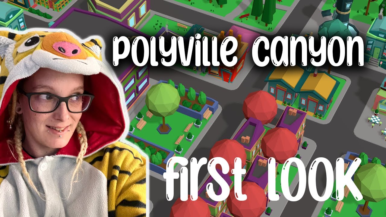 Polyville Canyon, chill and relaxed city builder. First Look