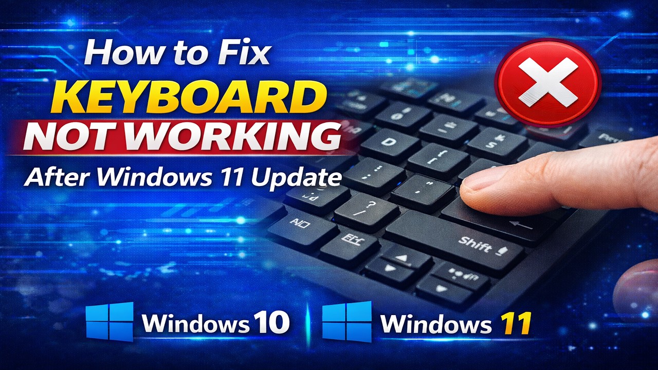 Как исправить проблему с неработающей клавиатурой после обновления Windows 11