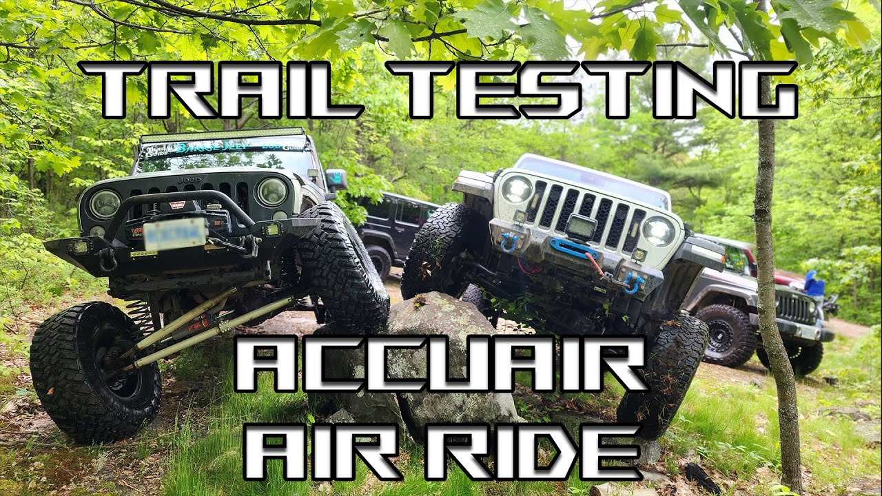 Trail Testing AccuAir Air Ride Suspension System with 4xE Jeep